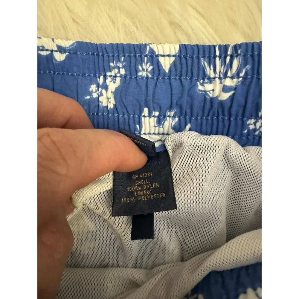 Polo Ralph Lauren‎ Size Large Vacation Theme Swimsuit Trunks Elephant Pineapple